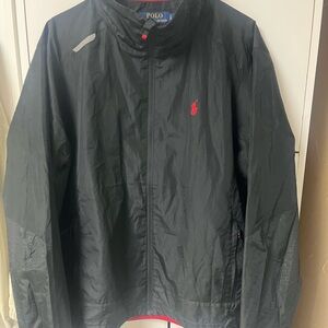 Ralph Lauren Black Windbreaker for Men
